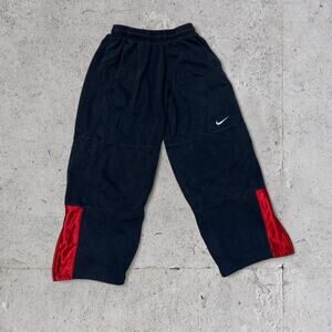 Nike basketball sweatpants 14-16 Vintage Zipper & Red Panel
